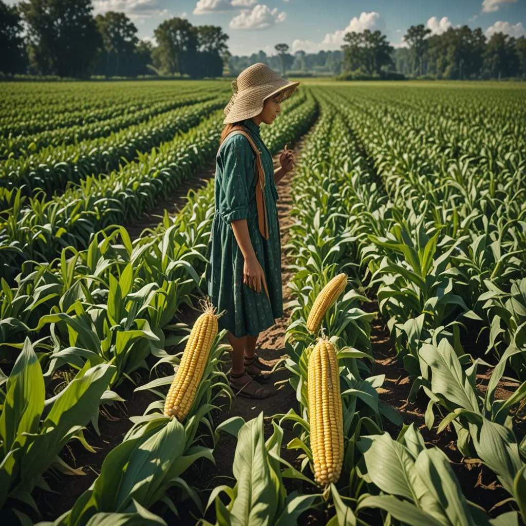 corn farm image